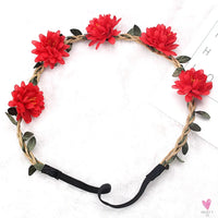1 Piece Floral Garland, Princess Head Wreath/Crown Head Wear for Women and Girls