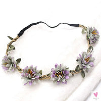 1 Piece Floral Garland, Princess Head Wreath/Crown Head Wear for Women and Girls