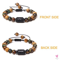 12 Zodiac Signs Constellation Bracelet for Men and Women (Unisex) - Natural Stones