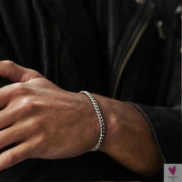 5 - 11 mm Chunky Miami Club Chain Bracelet for Men, Stainless Steel Cuban Link Chain Wristband, Classic Punk Heavy Metal Jewelry