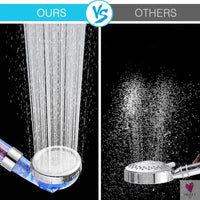 3 Mode Bath Shower, Adjustable Jetting Shower Head for Men & Women, High Pressure, Water Saving, Bathroom Anion Filter, Shower SPA Nozzle