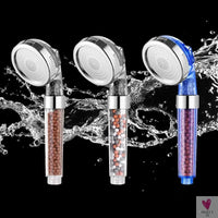 3 Mode Bath Shower, Adjustable Jetting Shower Head for Men & Women, High Pressure, Water Saving, Bathroom Anion Filter, Shower SPA Nozzle