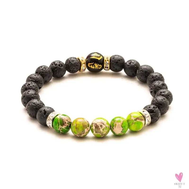 7 Chakra Bracelet with Meaning Card for Men/Women - Natural Crystal Yoga Meditation Bracelet