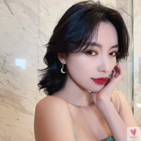 Asymmetrical Crystal Star/Moon Drop/Dangle Earrings for Women and Girls