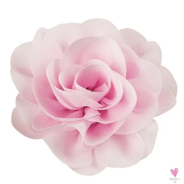 Chiffon Flower Hair Clips/Pins for Girls in 20 Colors, Princess Hair Wear