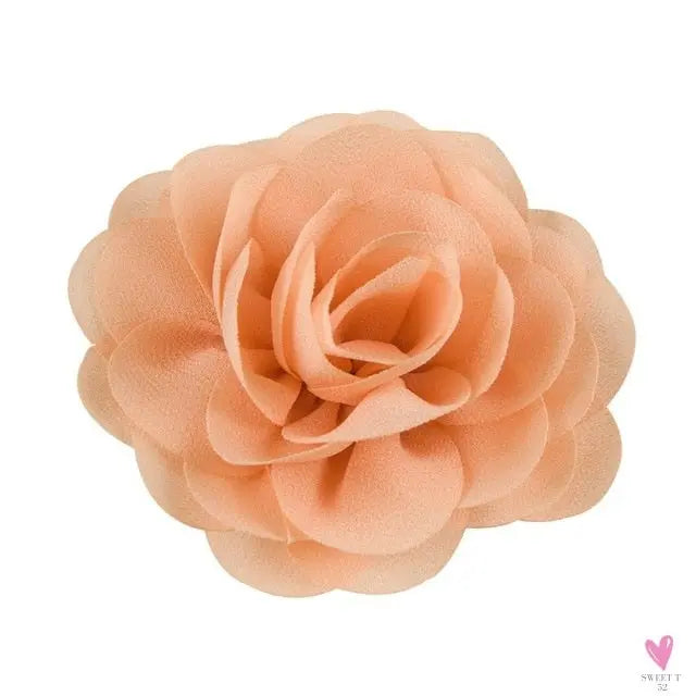 Chiffon Flower Hair Clips/Pins for Girls in 20 Colors, Princess Hair Wear