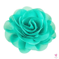Chiffon Flower Hair Clips/Pins for Girls in 20 Colors, Princess Hair Wear
