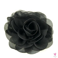 Chiffon Flower Hair Clips/Pins for Girls in 20 Colors, Princess Hair Wear