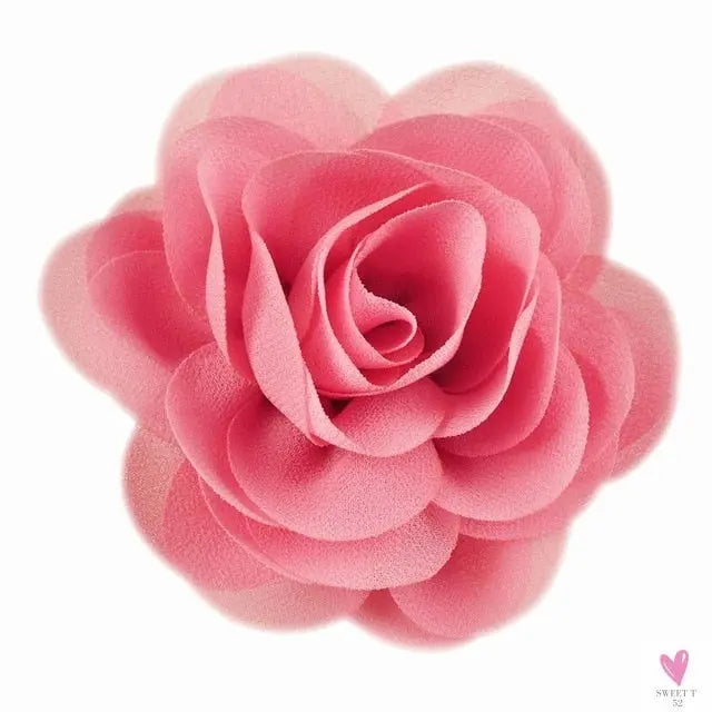 Chiffon Flower Hair Clips/Pins for Girls in 20 Colors, Princess Hair Wear