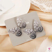 Colorful Butterfly Hair Pins for Women and Girls - 2 Piece Sets