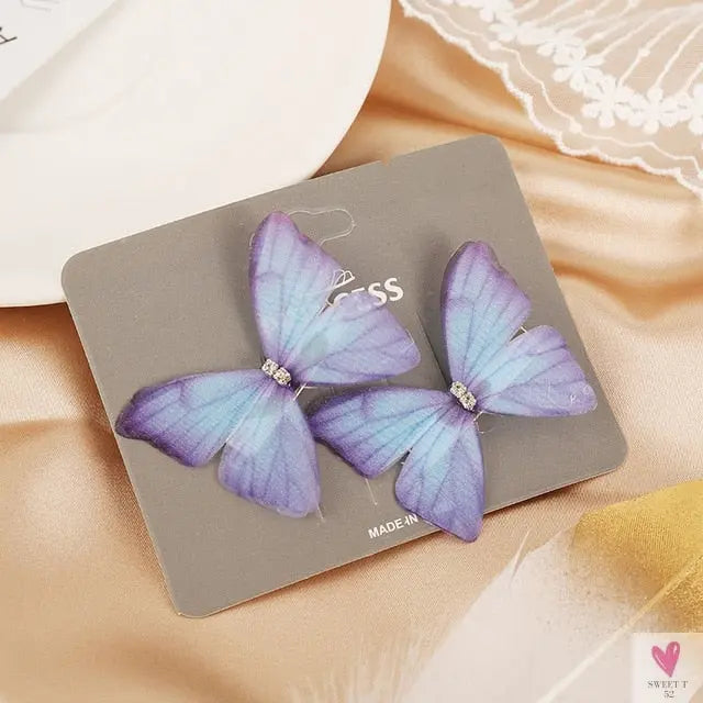 Colorful Butterfly Hair Pins for Women and Girls - 2 Piece Sets