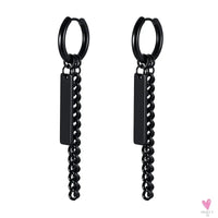 COOL SINGLE SILVER STAINLESS STEEL HOOP DAGGER EARRING FOR MEN AND BOYS