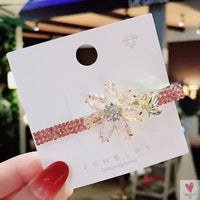 Crystal Butterfly/Flower Hair Clip, Large Duckbill Hair Clip for Women and Girls