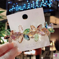 Crystal Butterfly/Flower Hair Clip, Large Duckbill Hair Clip for Women and Girls