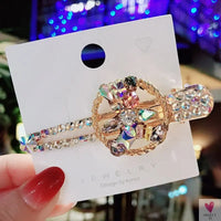 Crystal Butterfly/Flower Hair Clip, Large Duckbill Hair Clip for Women and Girls