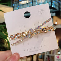 Crystal Butterfly/Flower Hair Clip, Large Duckbill Hair Clip for Women and Girls