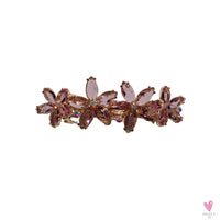 Crystal Butterfly/Flower Hair Clip, Large Duckbill Hair Clip for Women and Girls