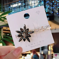 Crystal Butterfly/Flower Hair Clip, Large Duckbill Hair Clip for Women and Girls