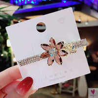 Crystal Butterfly/Flower Hair Clip, Large Duckbill Hair Clip for Women and Girls