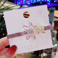 Crystal Butterfly/Flower Hair Clip, Large Duckbill Hair Clip for Women and Girls