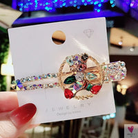 Crystal Butterfly/Flower Hair Clip, Large Duckbill Hair Clip for Women and Girls