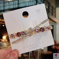 Crystal Butterfly/Flower Hair Clip, Large Duckbill Hair Clip for Women and Girls