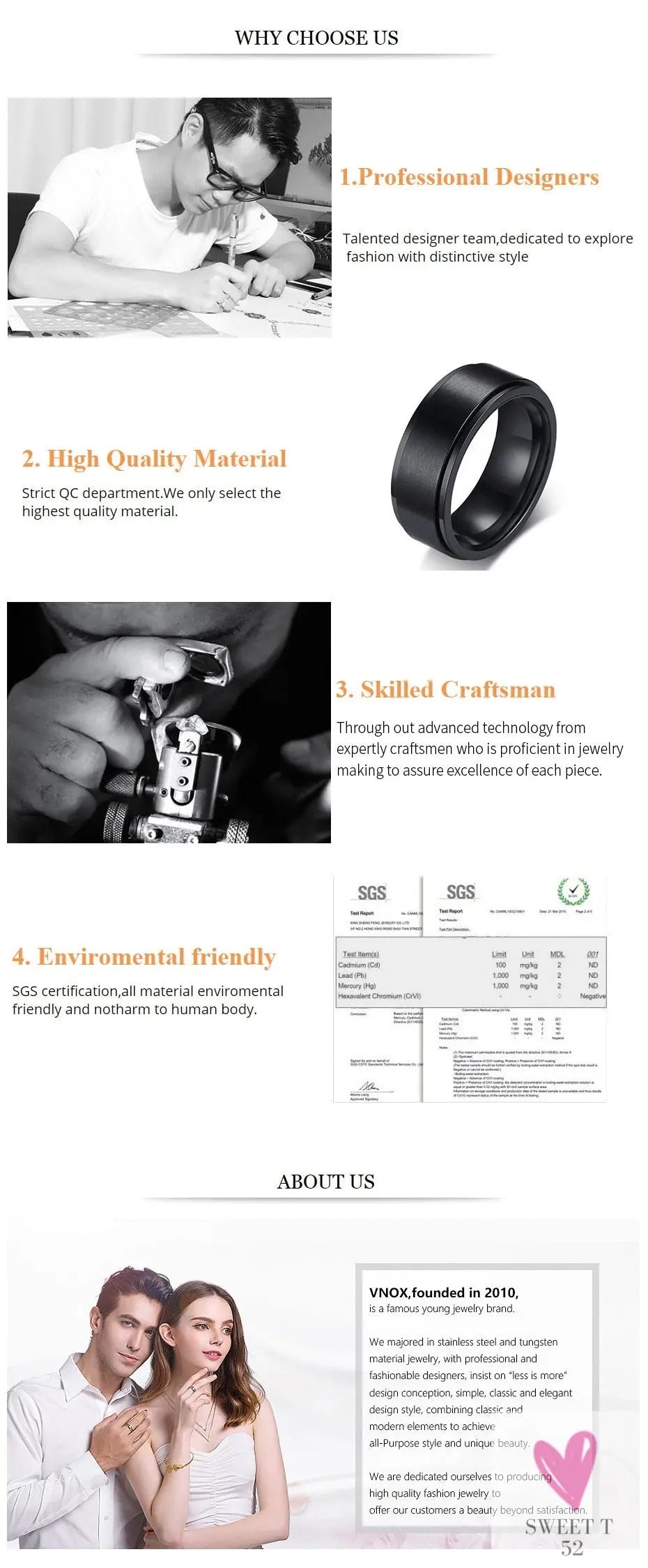 Cuban Chain Link Necklace for Men and Boys, Stainless Steel in Gold, Black and Silver Color - Choker or Long