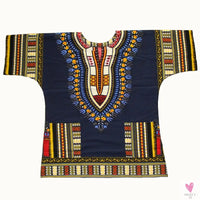 Dashiki African Tee for Men & Women - Unisex -Traditional African Clothing