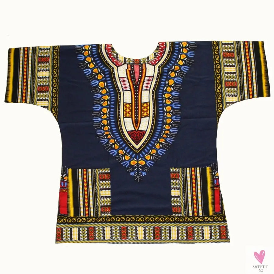 Dashiki African Tee for Men & Women - Unisex -Traditional African Clothing