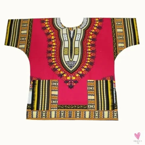 Dashiki African Tee for Men & Women - Unisex -Traditional African Clothing