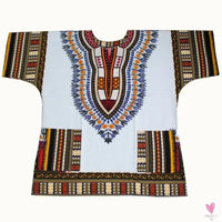 Dashiki African Tee for Men & Women - Unisex -Traditional African Clothing