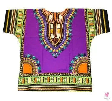 Dashiki African Tee for Men & Women - Unisex -Traditional African Clothing
