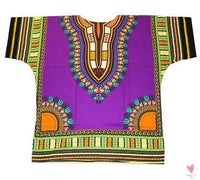 Dashiki African Tee for Men & Women - Unisex -Traditional African Clothing