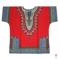 Dashiki African Tee for Men & Women - Unisex -Traditional African Clothing