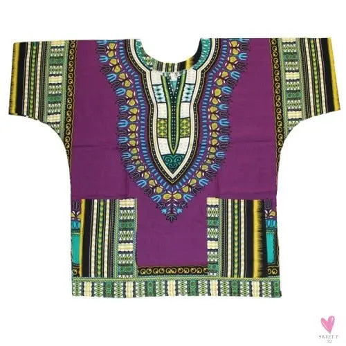 Dashiki African Tee for Men & Women - Unisex -Traditional African Clothing