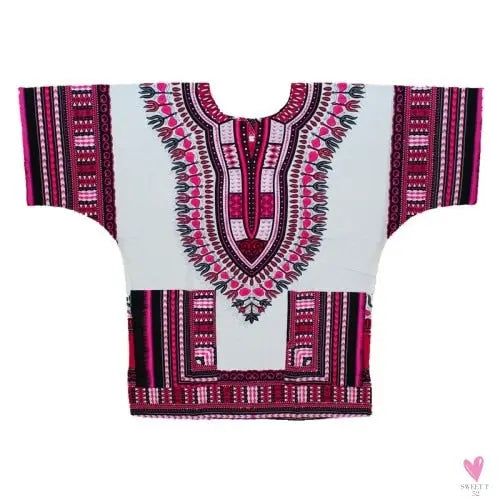 Dashiki African Tee for Men & Women - Unisex -Traditional African Clothing