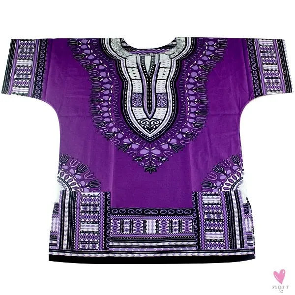 Dashiki African Tee for Men & Women - Unisex -Traditional African Clothing