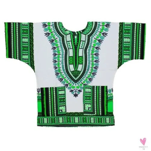 Dashiki African Tee for Men & Women - Unisex -Traditional African Clothing