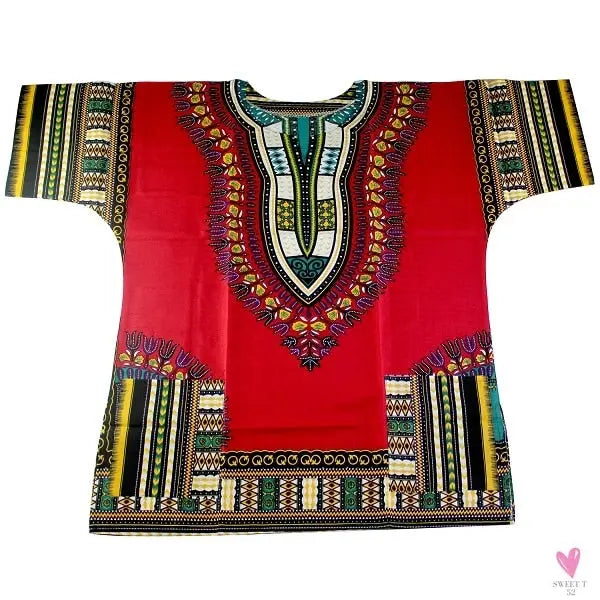 Dashiki African Tee for Men & Women - Unisex -Traditional African Clothing
