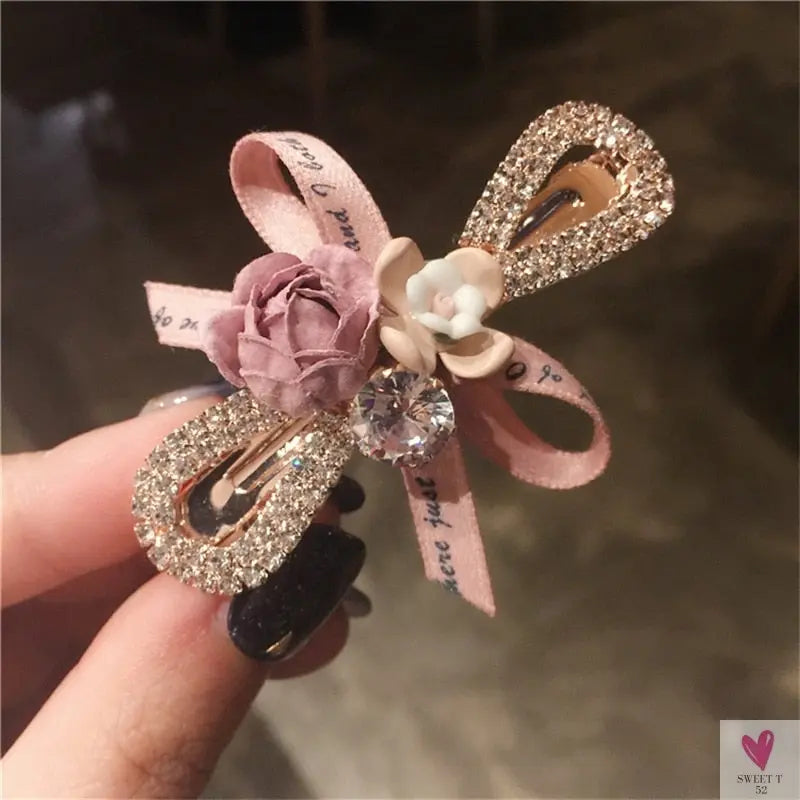 Decorative Flower/Bow/Ribbon/Crystal Hair Clip for Women & Girls - Chic and Smart