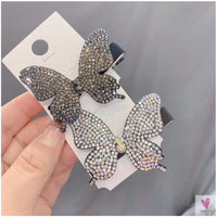 Diamond Butterfly Rhinestone Hairpin (Hair Jewelry) for Women and Girls
