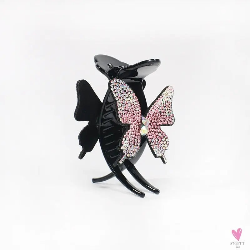 Diamond Butterfly Rhinestone Hairpin (Hair Jewelry) for Women and Girls