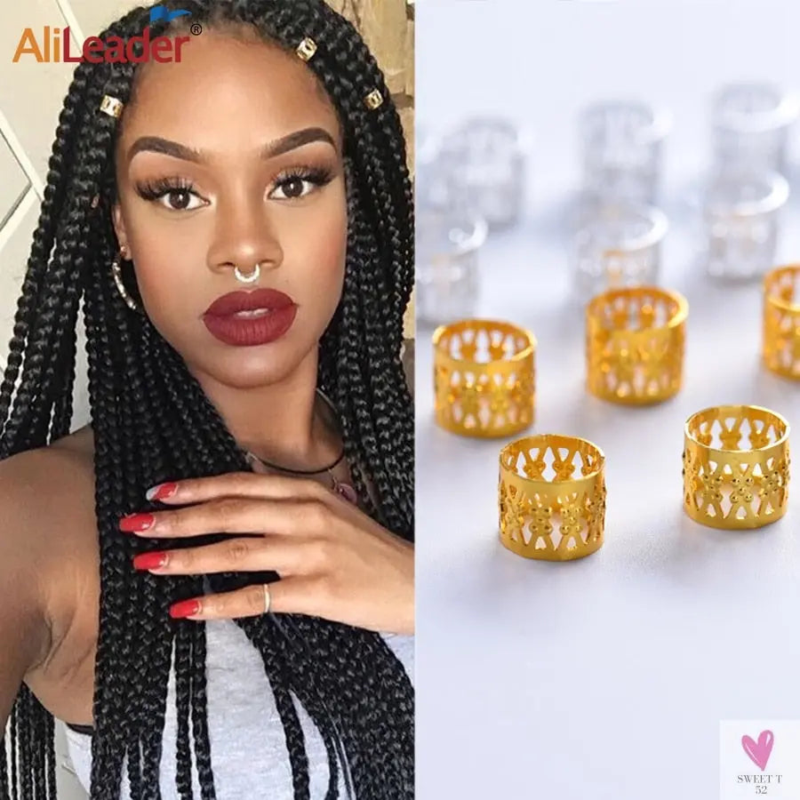 Dreadlock Rings & Tubes - DIY Hair Braid Accessories for Men and Women - Unisex