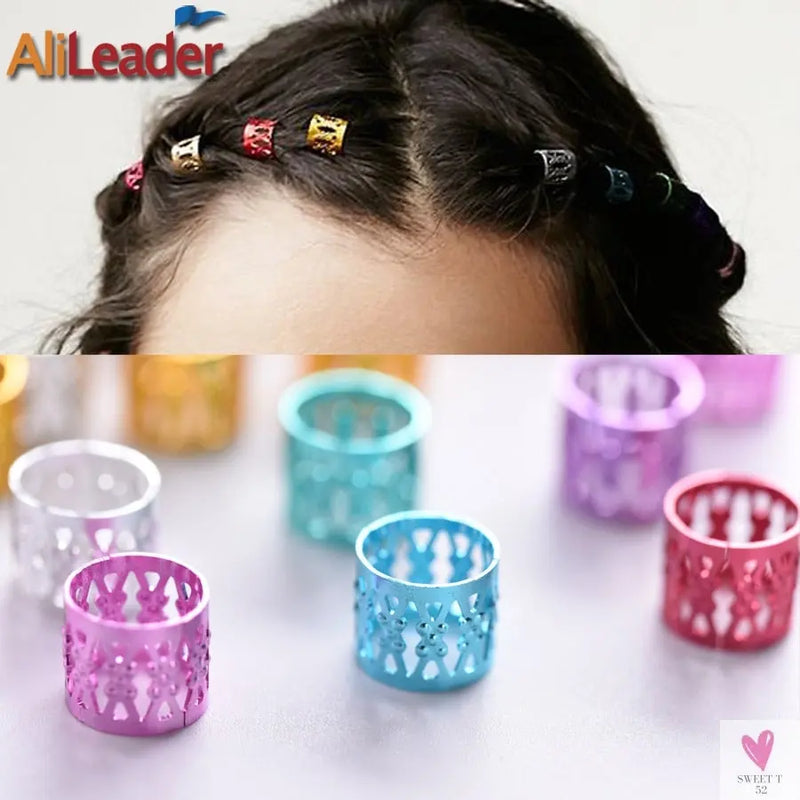 Dreadlock Rings & Tubes - DIY Hair Braid Accessories for Men and Women - Unisex