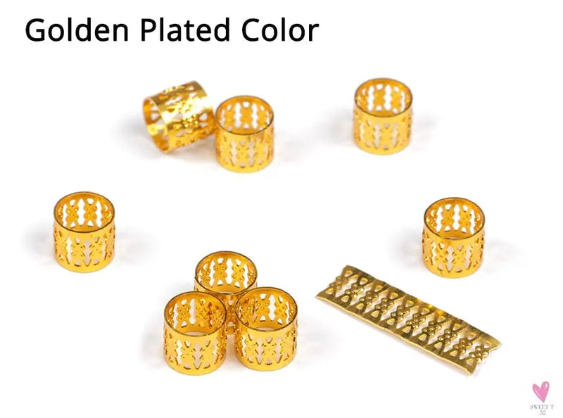 Dreadlock Rings & Tubes - DIY Hair Braid Accessories for Men and Women - Unisex