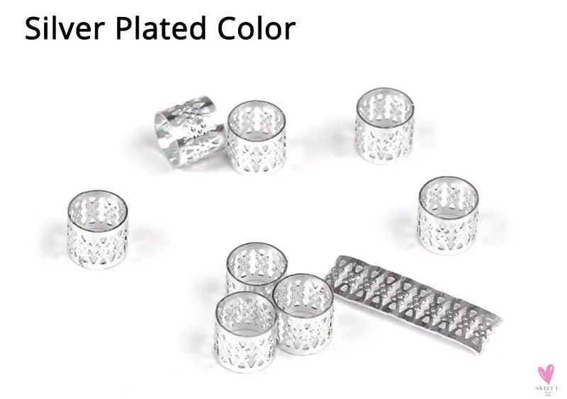 Dreadlock Rings & Tubes - DIY Hair Braid Accessories for Men and Women - Unisex