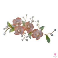Flower Hair Clips For Women and Girls - Chinese Hanfu Hair Accessories - Rhinestone, Pearl Hairpins