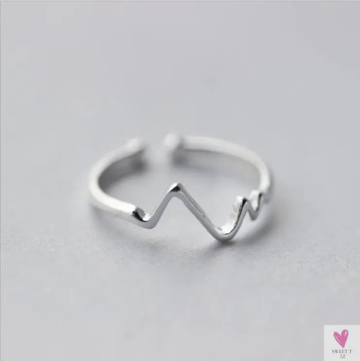 Geometric Circle - Open Adjustable Rings For Women & Girls - Micro Pave, Feather, Leaves, Wave, Cat, Femme Finger Rings