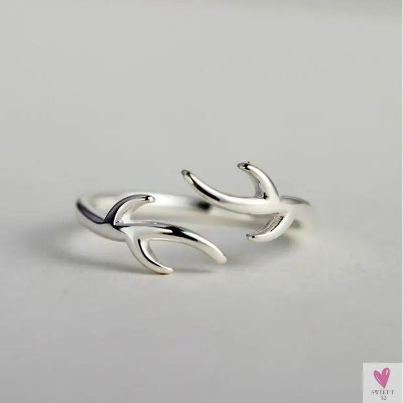 Geometric Circle - Open Adjustable Rings For Women & Girls - Micro Pave, Feather, Leaves, Wave, Cat, Femme Finger Rings