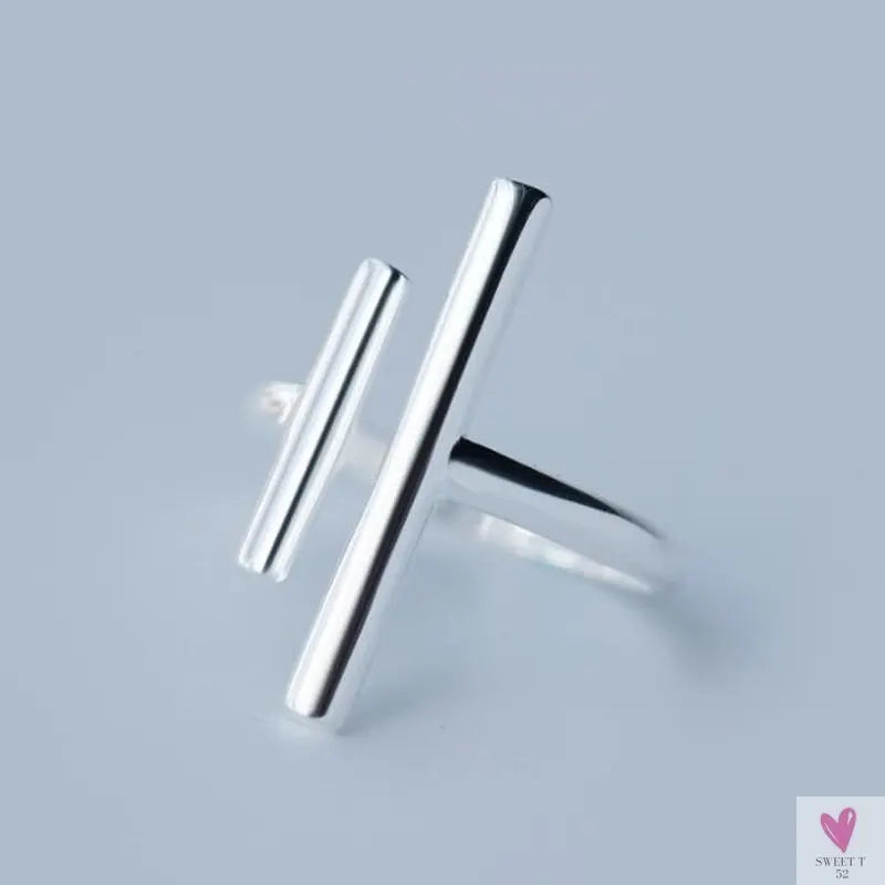 Geometric Circle - Open Adjustable Rings For Women & Girls - Micro Pave, Feather, Leaves, Wave, Cat, Femme Finger Rings